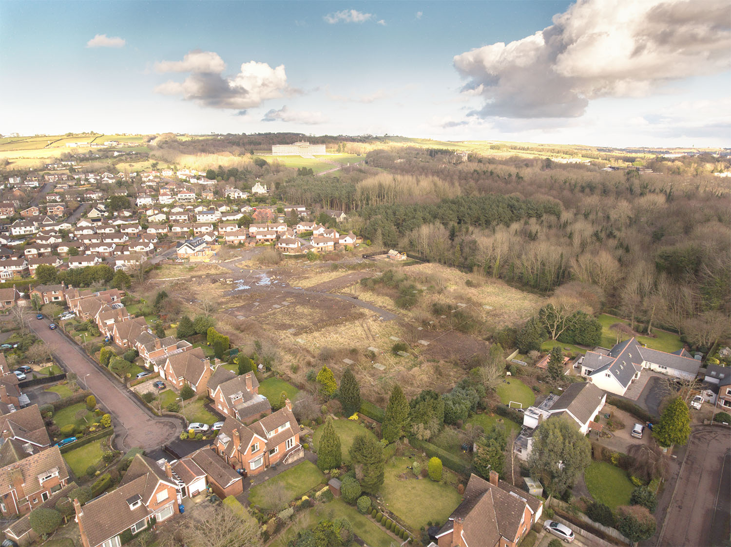castlehill-wood-stormont-lanyon-homes-before-drone-cgi-francos-and-costa-architectural-visualisation-agency